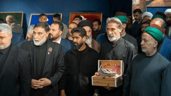 کاروان خانواده شهدای میناب وارد کربلای معلی شد