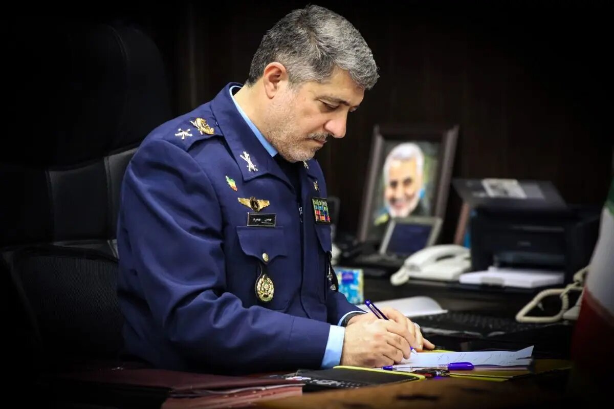 پیام تسلیت فرمانده نیروی هوایی ارتش برای شهادت خلبان مجید کاظمی