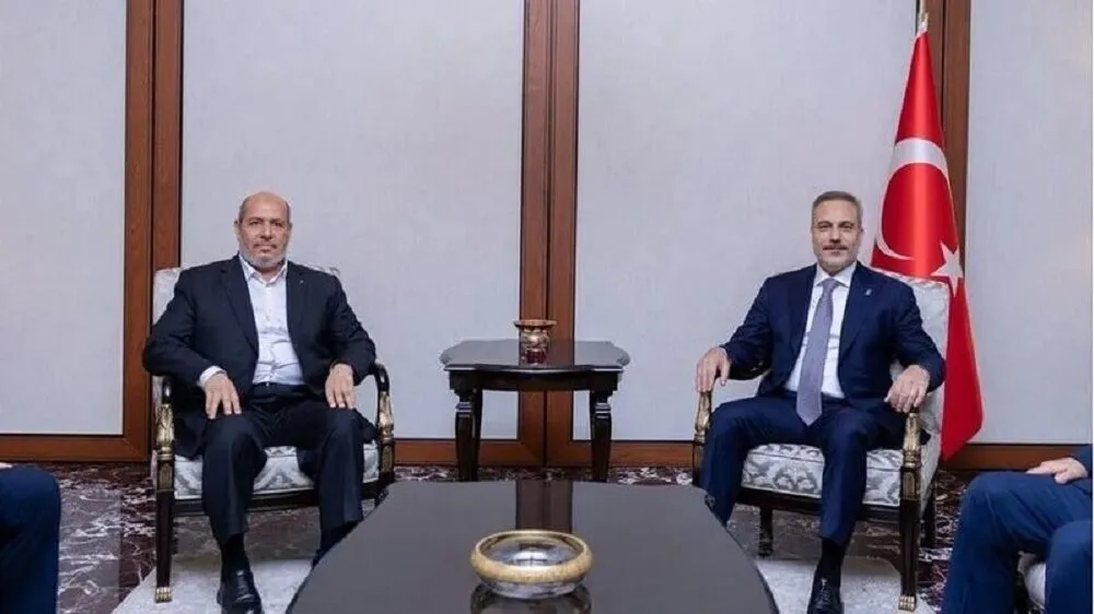 دیدار هاکان فیدان با خلیل الحیه؛ بررسی تحولات غزه و کرانه باختری