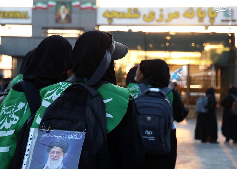 تردد زائران اربعین از مرز شلمچه ادامه دارد