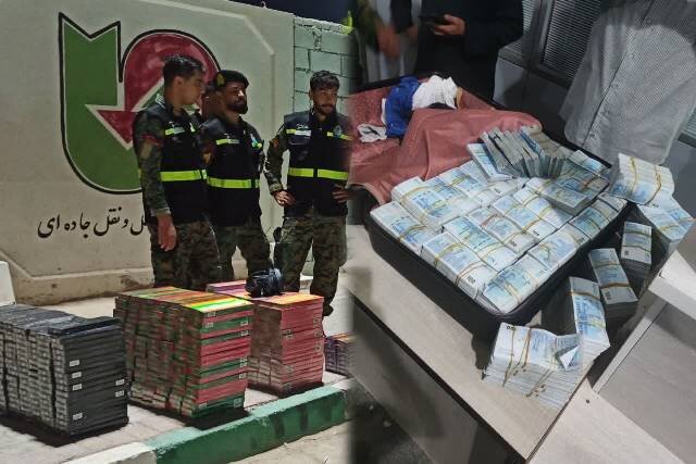 کشف ۳ میلیارد تومان اسکناس و سیگار قاچاق در مهران