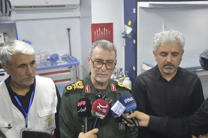 راهاندازی بیمارستان صحرایی سپاه در مرز مهران