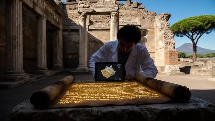 هوش مصنوعی راز یک طومار ۲ هزارساله را فاش کرد | ۲۰ قرن بود هیچ‌کس نتوانسته بود این کتاب را بخواند