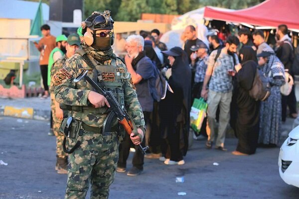 حشد شعبی امنیت زوار اربعین را در الانبار تامین میکند
