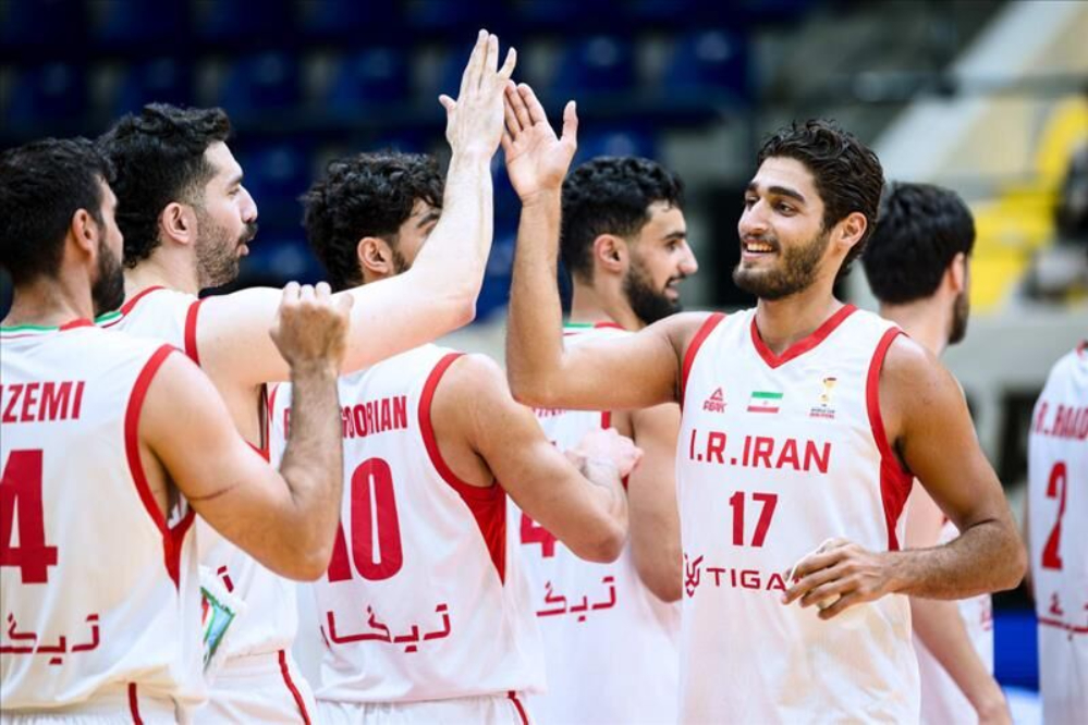 متین آقاجانپور در فهرست ستارههای فیبا