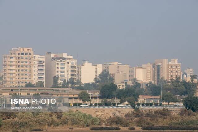وضعیت کیفیت هوا در خوزستان به قرمز رسید