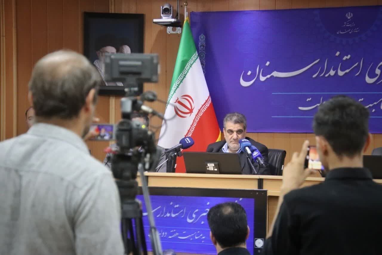 پاسخ استاندار سمنان به پرسش خبرنگاران؛ طرحهای آب، راه، درمان، در مسیر تکمیل
