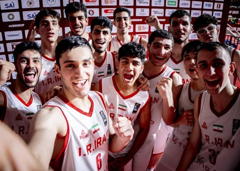 تیم ملی بسکتبال زیر 18 سال پسران به یک چهارم نهایی کاپ آسیا صعود کرد