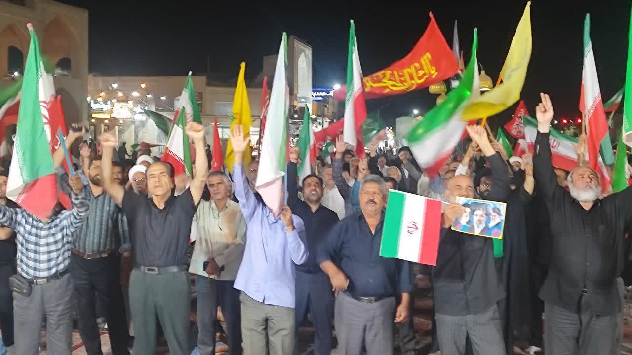 مراسم گرامیداشت اربعین شهادت آیتالله خامنهای در یزد