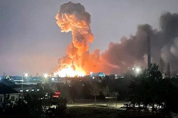 حمله پهپادی روسیه به مرکز تولید مواد شیمیایی موشکهای اوکراین