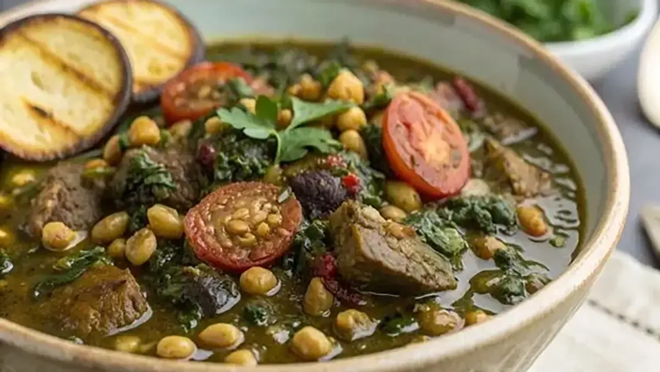 طرز تهیه قورمه سبزی رشتی