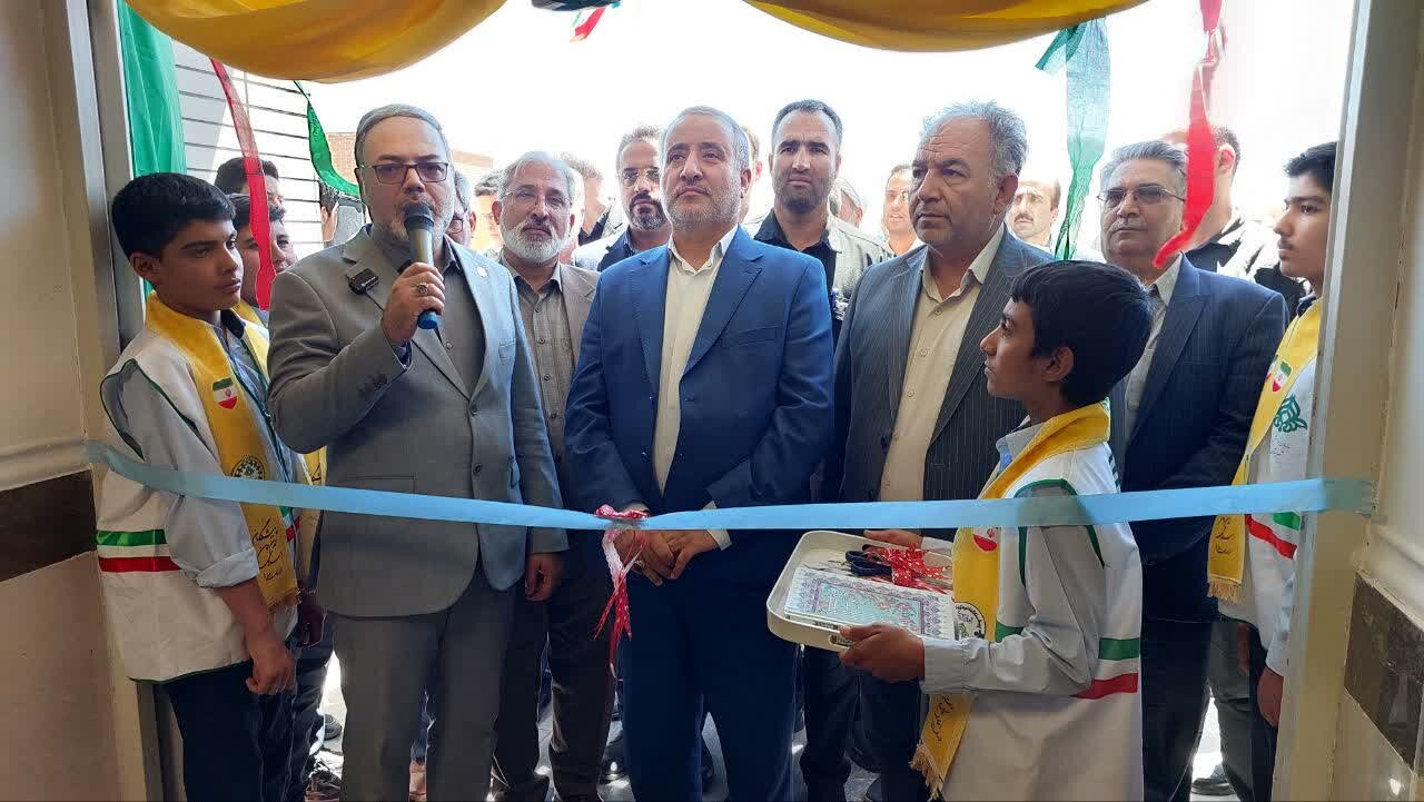 افتتاح مدرسه 6 کلاسه علوی امام سجاد(ع) در حاجیآباد بیرجند