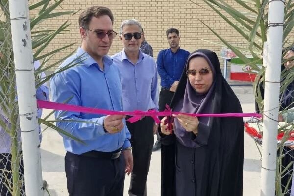 افتتاح زمین چمن مصنوعی مجتمع ورزشی شهید نامور دلوار در تنگستان