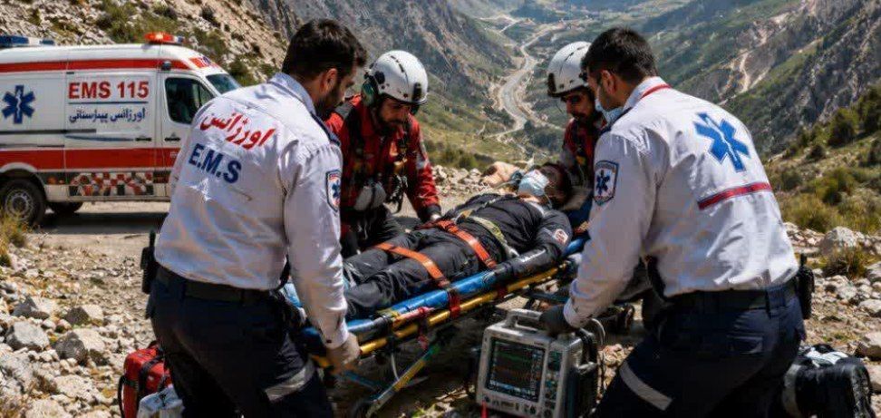 ۱۸ مردادماه شاهد انتقال بالگرد اورژانس؛ بیمار تروما به شهرکرد رسید