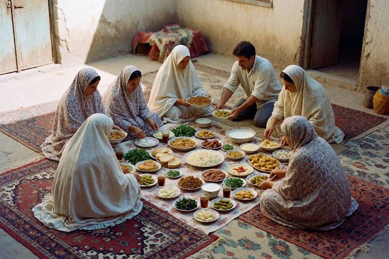 سفره ایرانی؛ روایتگر پیوندهای اجتماعی در سینما و ادبیات