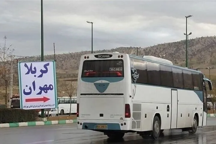 آغاز خدمترسانی رایگان اتوبوسرانی برای بازگشت زائران اربعین از مرز مهران