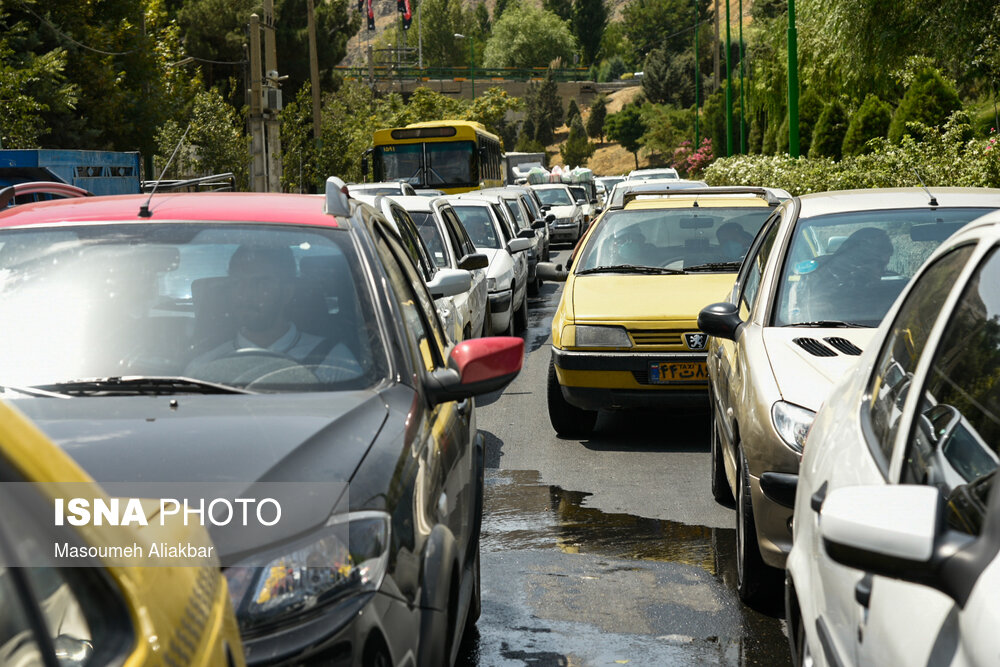 وضعیت ترافیکی محورهای شمالی و مرزهای اربعینی؛ انسداد جاده بندرعباس-لار