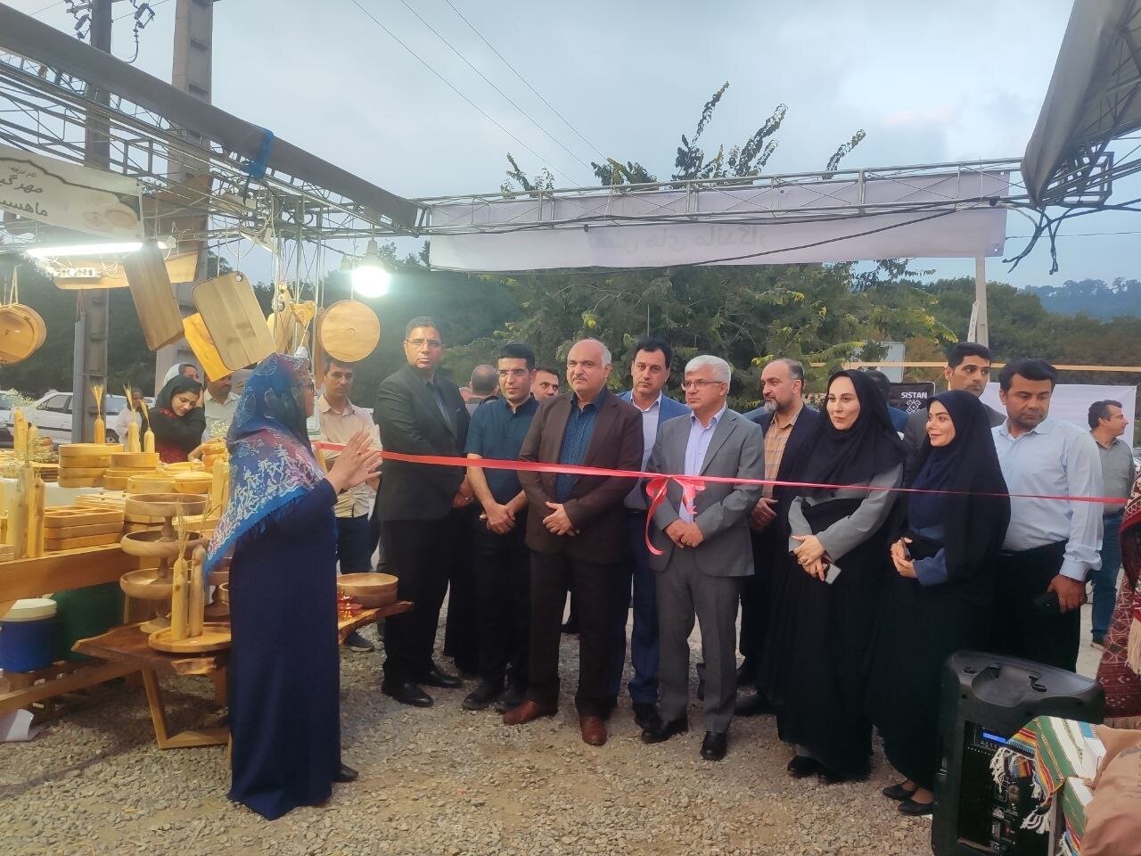 افتتاح نمایشگاه صنایع دستی و سوغات گلستان