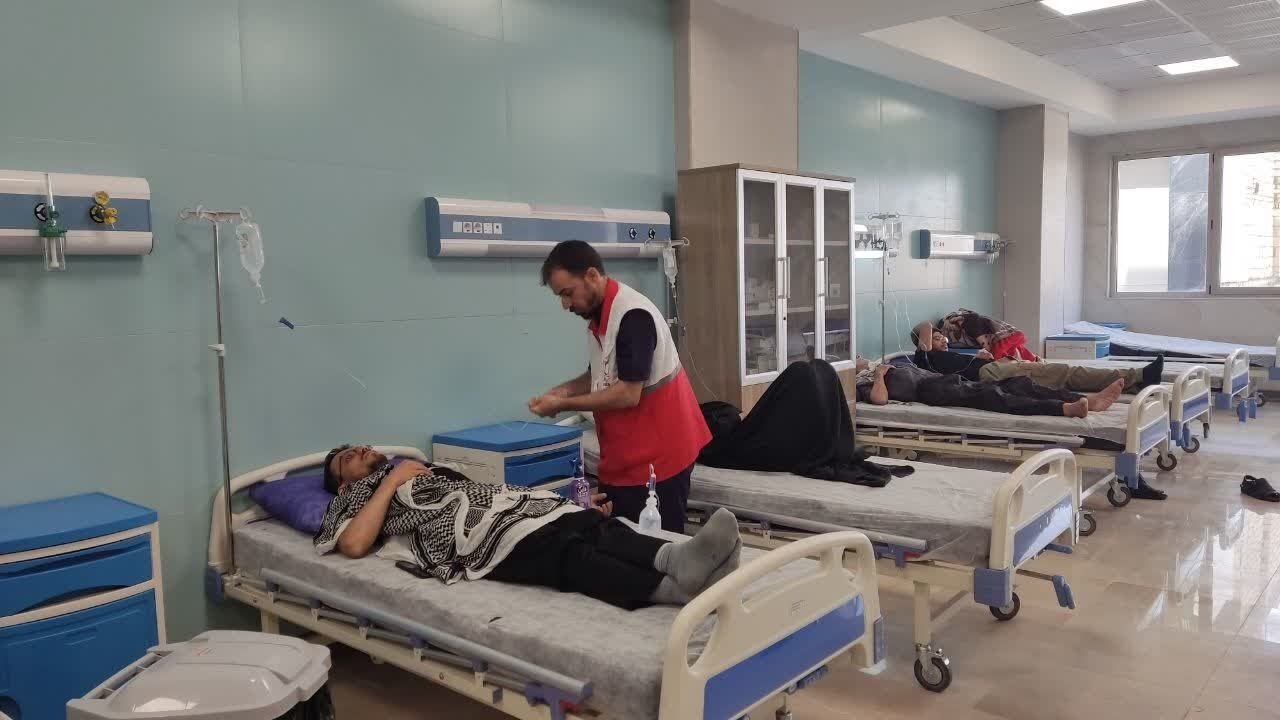 خدمات درمانی هلال احمر چهارمحال؛ ۲۲۰۰ خدمت به زائران اربعین