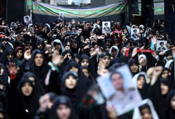 عزاداری اربعین هیأتهای دانشجویی در محل شهادت رهبر انقلاب