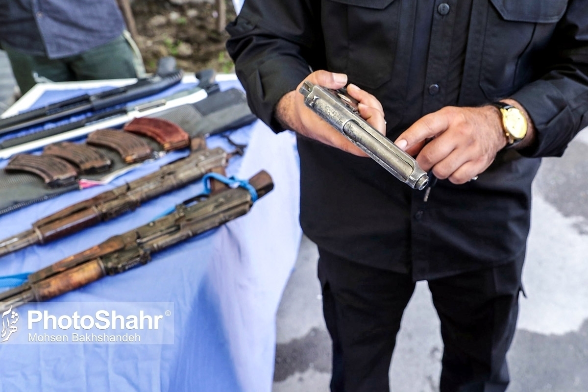 کشف ۳۸۲ قبضه سلاح قاچاق در استانهای کرمان و خوزستان