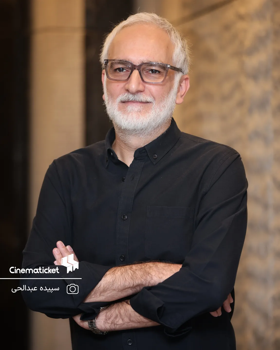 بیژن بنفشهخواه و فریبا نادری در اکران فیلم «سقف»