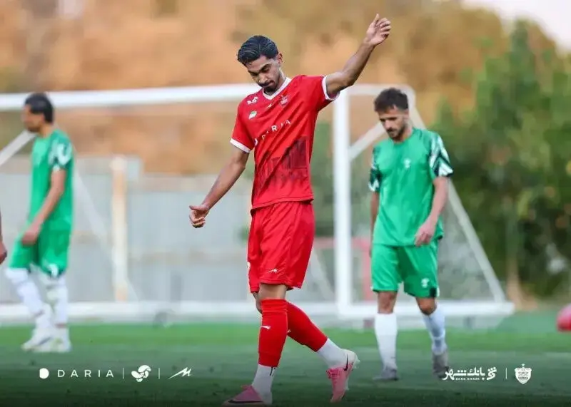 ۶ گل پوریا شهرآبادی؛ عملکرد شگرف مهاجم پرسپولیس در دیدار دوستانه