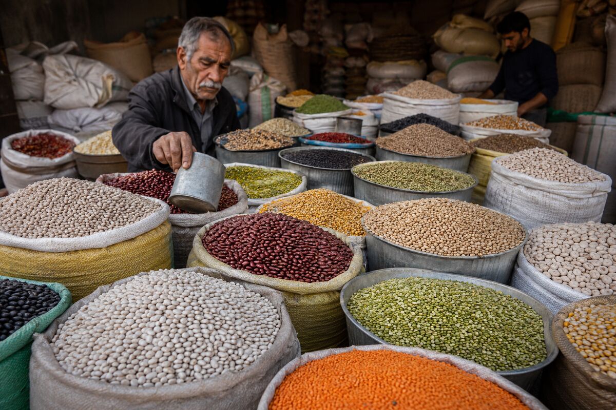 ۶ قیمت حبوبات در بازار امروز ۱۲ مرداد ۱۴۰۵؛ افزایش نرخ بستهبندی و فله
