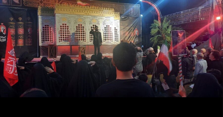 اسلامشهر| حضور همکاران بهزیستی در مراسم گرامیداشت اربعین حسینی