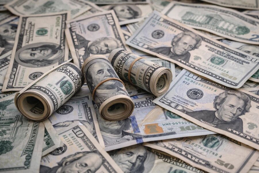 دلار زیر پای ترامپ