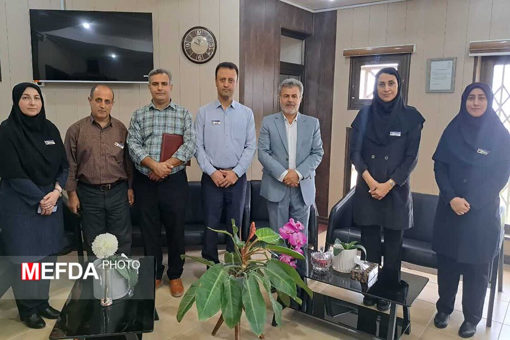 بازدید بازرسان بیمارستان تأمین اجتماعی رازی چالوس