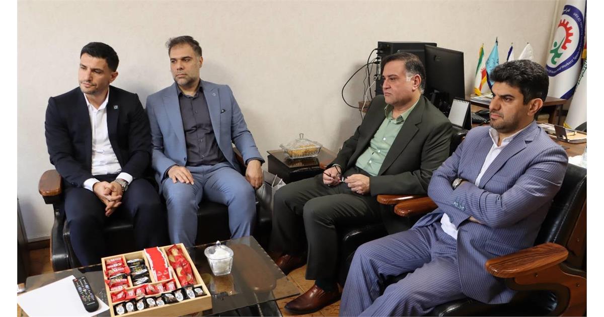 گفتوگوی مسئولان بانک سامان با سرپرست فدراسیون ورزش کارگری