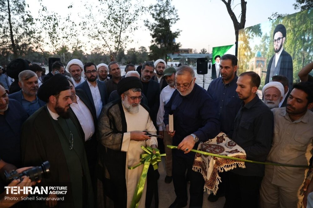 رونمایی از بنای یادبود شهید سیدعلی اندرزگو در بهشت زهرا
