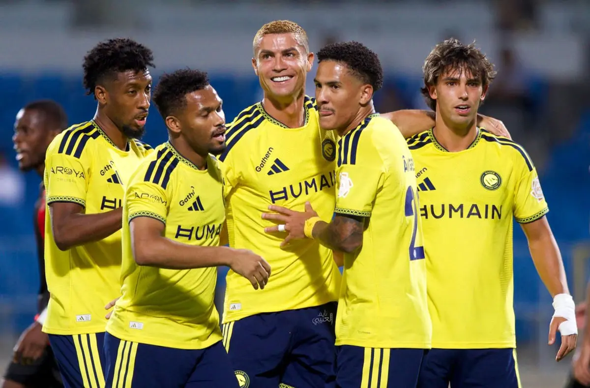 النصر با پیروزی 4 بر صفر مقابل الریاض صدر جدول شد