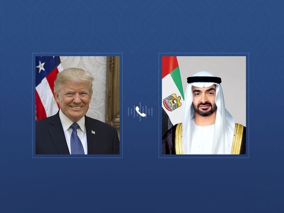 رایزنی‌های تلفنی ترامپ و بن‌زاید؛ همسویی آمریکا و امارات در پرونده ایران
