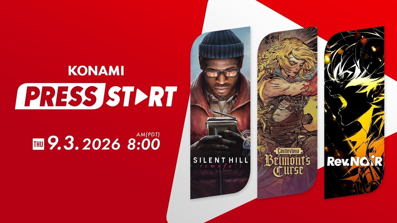 زمان پخش شوکیس Konami Press Start مشخص شد