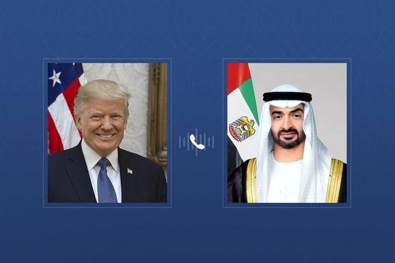 ترامپ و رئیس‌جمهور امارات درباره غرب آسیا گفتگو کردند