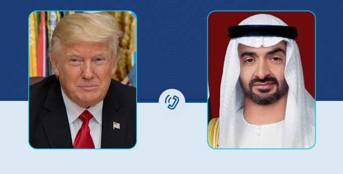 گفتگوی تلفنی بن زاید و ترامپ؛ تمرکز بر تحولات خاورمیانه