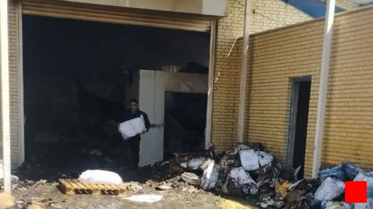 آتشسوزی شهرک صنعتی تویسرکان؛ ۱۴ نفر مصدوم شدند